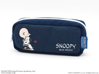 SNOOPY WITH MUSIC 木管楽器用マウスピースポーチ - 楽器堂管楽器専門
