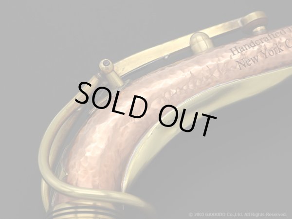 画像2: KB Sax　アルトサックス用ネック　【VANGUARD】　【Hand Hammered Copper】 (2)