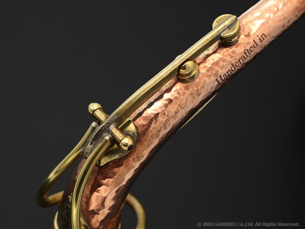 画像5: KB Sax　アルトサックス用ネック　【VANGUARD - HAND HAMMERED COPPER】　【Raw Finish】 (5)