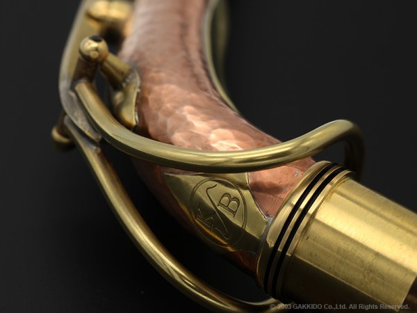 画像6: KB Sax　アルトサックス用ネック　【VANGUARD - HAND HAMMERED COPPER】　【Raw Finish】 (6)