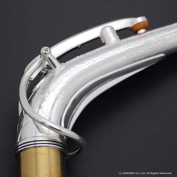 画像3: KB Sax　アルトサックス用ネック　【VANGUARD】　【Hand Hammered Sterling Silver】　【Brass Parts: Silver Plated】 (3)