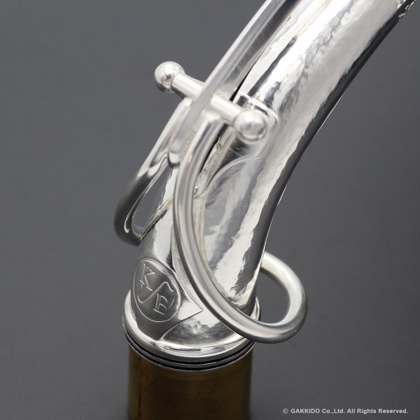 画像6: KB Sax　アルトサックス用ネック　【VANGUARD】　【Hand Hammered Sterling Silver】　【Brass Parts: Silver Plated】 (6)