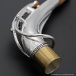 画像7: KB Sax　アルトサックス用ネック　【VANGUARD】　【Hand Hammered Sterling Silver】　【Brass Parts: Silver Plated】 (7)