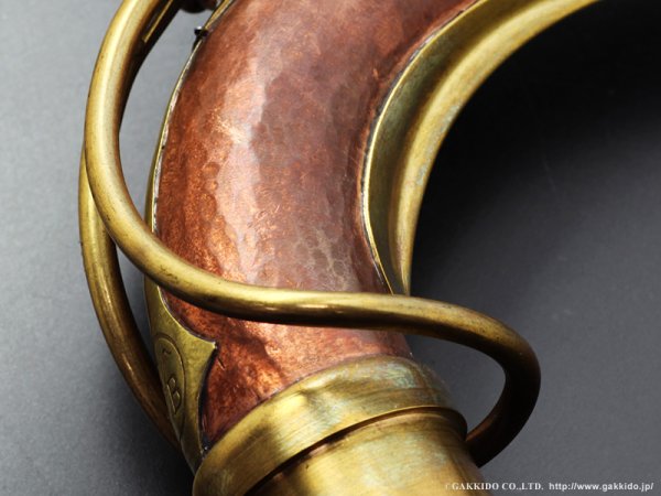 画像11: KB Sax　テナーサックス用ネック　【REDWOOD - HAND HAMMERED COPPER】　【Raw Finish】 (11)