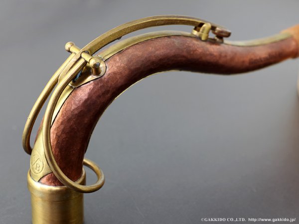 画像3: KB Sax　テナーサックス用ネック　【REDWOOD - HAND HAMMERED COPPER】　【Raw Finish】 (3)