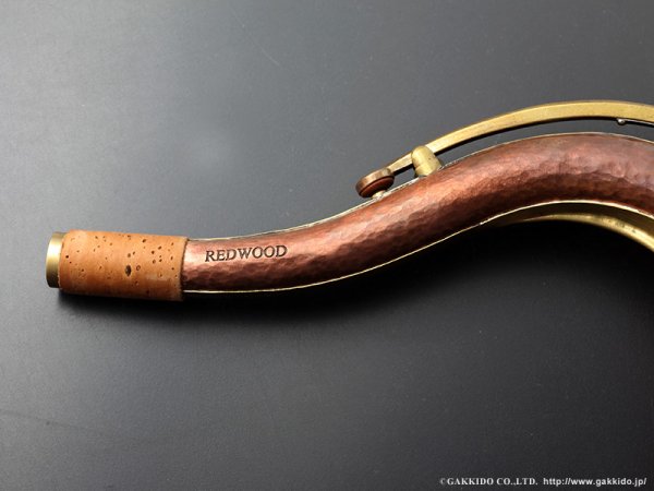 画像6: KB Sax　テナーサックス用ネック　【REDWOOD - HAND HAMMERED COPPER】　【Raw Finish】 (6)
