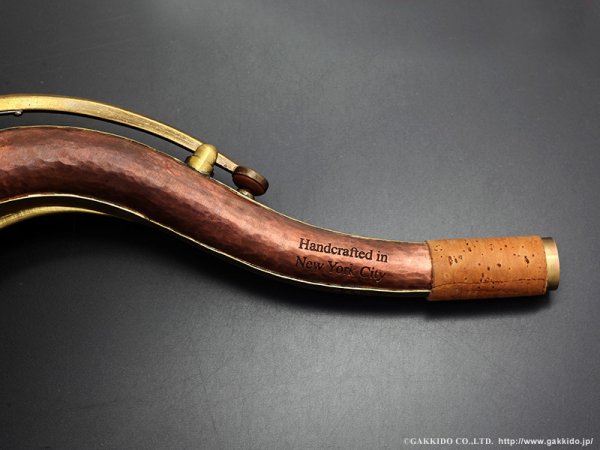 画像7: KB Sax　テナーサックス用ネック　【REDWOOD - HAND HAMMERED COPPER】　【Raw Finish】 (7)