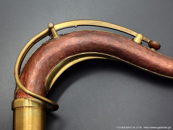 画像8: KB Sax　テナーサックス用ネック　【REDWOOD - HAND HAMMERED COPPER】　【Raw Finish】 (8)