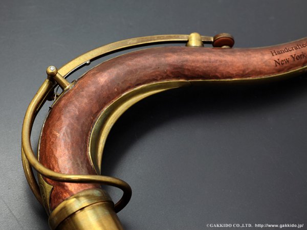 画像9: KB Sax　テナーサックス用ネック　【REDWOOD - HAND HAMMERED COPPER】　【Raw Finish】 (9)
