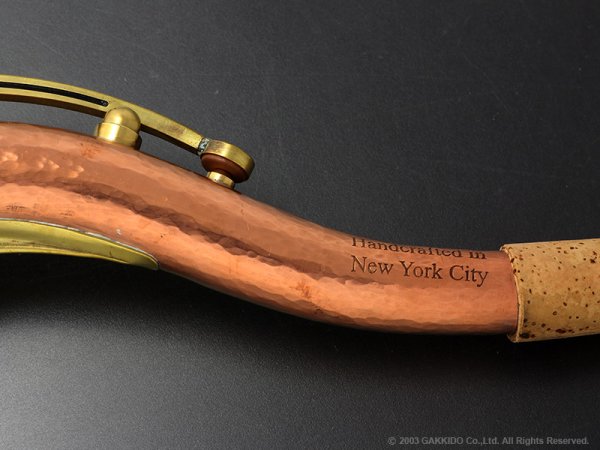 画像9: KB Sax　テナーサックス用ネック　【VANGUARD】　【Double-Alloy Custom Neck】　【M-61 Hand Hammered Brass & Hand Hammered Copper】 (9)