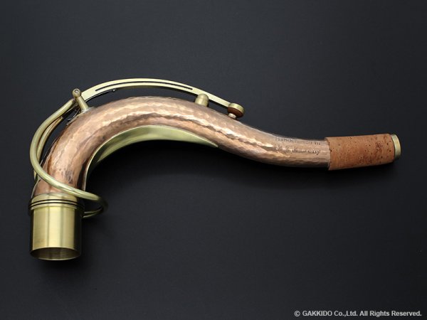 画像1: KB Sax　テナーサックス用ネック　【VANGUARD】　【Hand Hammered Bronze】 (1)