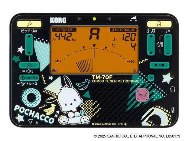 画像3: KORG チューナー&メトロノーム TM-70C コンタクトマイクセット 【サンリオキャラクターズコラボモデル】 (3)