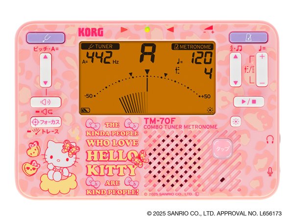 画像4: KORG チューナー&メトロノーム TM-70C コンタクトマイクセット 【サンリオキャラクターズコラボモデル】 (4)