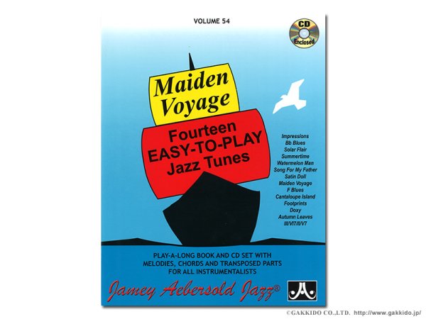 画像1: JAMEY AEBERSOLD　Vol.54　MAIDEN VOYAGE　【英語版】 (1)