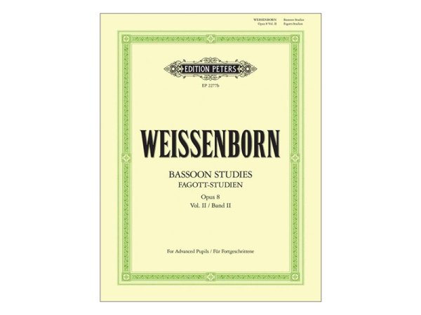 画像1: Peters London　ファゴット教則本　ワイゼンボーン / 練習曲 Op.8 第2巻 (1)