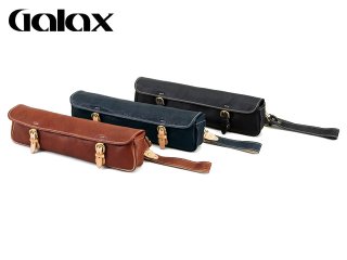 パウエル H管フルートケースカバー　本革 パユ サイン入り パウエル H管フルートケースカバー 本革 美品