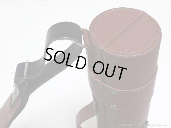 画像15: WISEMAN　シングル・ダブルフルートケース　【レザー製】　【レザー: Tan Laurel】　【内装: Black / Gold】 (15)