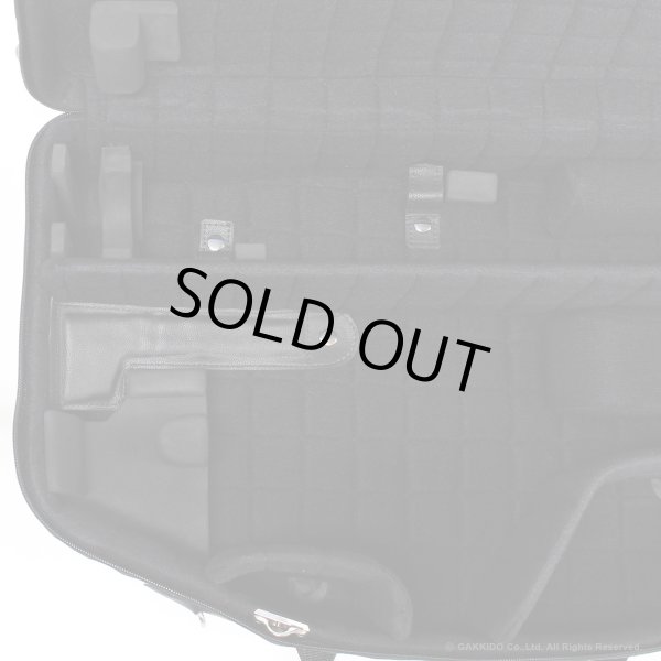 画像10: Marcus Bonna ソプラノ&アルトサックス用ダブルケース 【MBSSAS】 【レザー製】 【アイボリー×ブラック×シルバーメタルロゴ】 【特注モデル】 (10)