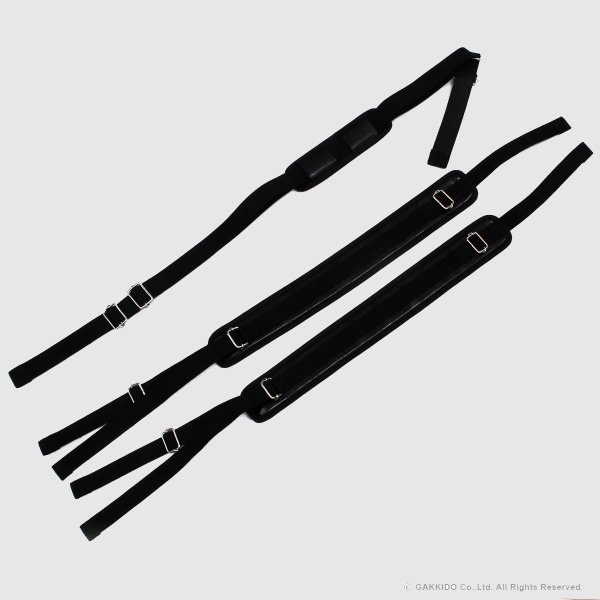 画像13: Marcus Bonna　ソプラノ＆アルトサックス用ダブルケース　【MBSSAS】　【レザー製】　【アイボリー×ブラック×シルバーメタルロゴ】　【特注モデル】 (13)