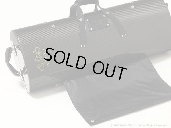 画像5: WISEMAN　ソプラノ＆アルトサックス用マルチプルケース　【カーボンファイバー製】　【カーボンファイバー: Standard Black / Gloss Lacquer】　【内装: Blue / Red】 (5)