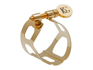 BG サックスリガチャー 金色/赤色 キャップ付き BG アルトサックス用リガチャー ビージー トラディション RGP