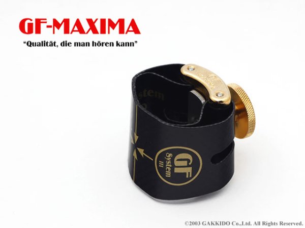 画像1: GF-MAXIMA　クラリネット用リガチャー　Gold Line (1)