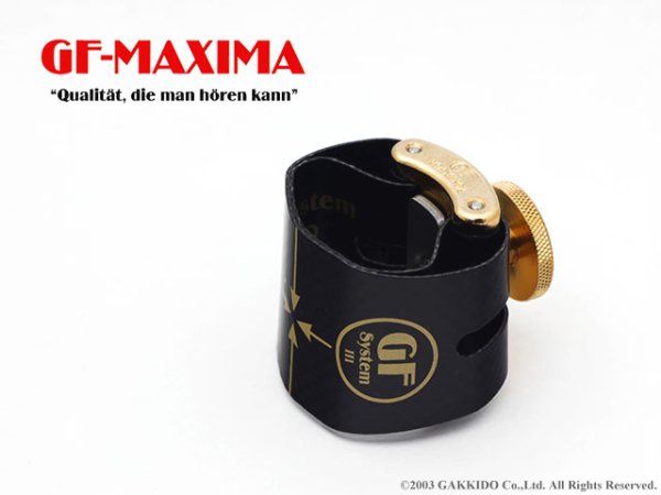 画像1: GF-MAXIMA　サックス用リガチャー　Gold Line (1)