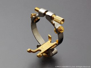 JLV サックス用リガチャー プラチナメッキ仕上げ - 楽器堂管楽器