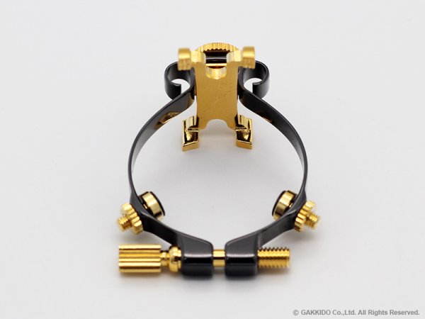 画像3: JLV　サックス用リガチャー　プラチナメッキ仕上げ (3)