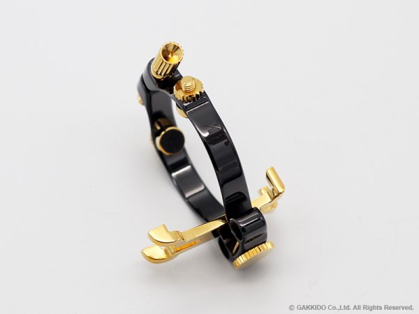 画像4: JLV　サックス用リガチャー　プラチナメッキ仕上げ (4)