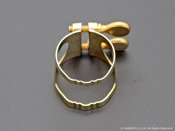画像2: Jessen Sax　B♭クラリネット用リガチャー　【Raw Brass】 (2)