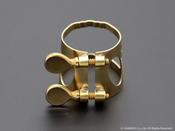 画像3: Jessen Sax　B♭クラリネット用リガチャー　【Raw Brass】 (3)