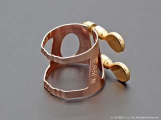 Jessen Sax B♭クラリネット用リガチャー 【Raw Bronze】 - 楽器