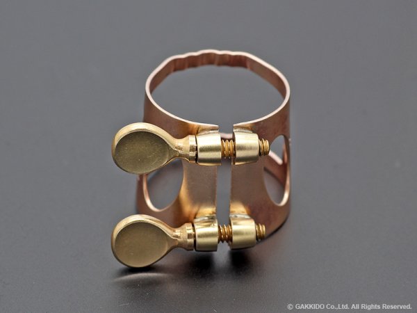 画像3: Jessen Sax B♭クラリネット用リガチャー 【Raw Bronze】 (3)