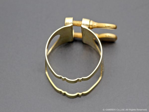 画像2: Jessen Sax　サックス用リガチャー　【Raw Brass】 (2)
