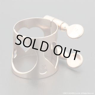 MOMOLIGA B♭クラリネット用リガチャー 洋白製 横型 Babyうさぎ