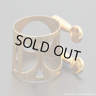 MOMOLIGA アルトサックス用リガチャー 対応：セルマー・ラバー 洋白製