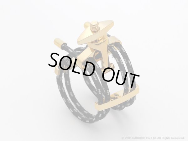 画像1: [第5世代] SILVERSTEIN　A-FRAME QUATTRO　Gold　クラリネット用リガチャー (1)