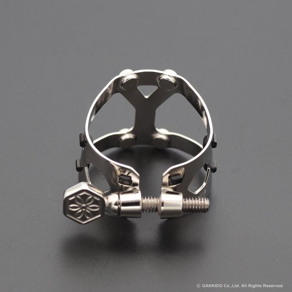 画像3: Yanagisawa　B♭クラリネット用リガチャー　Yany SIXS　Solid Silver　プラチナメッキ仕上げ　【数量限定モデル】 (3)
