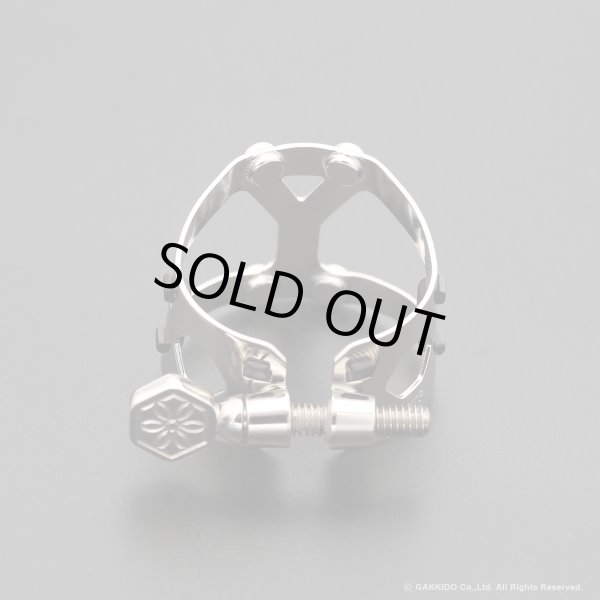 画像3: Yanagisawa　アルトサックス用リガチャー　Yany SIXS　Solid Silver　プラチナメッキ仕上げ　【数量限定モデル】 (3)