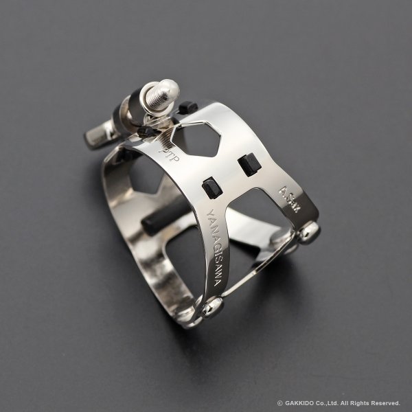 画像6: Yanagisawa　B♭クラリネット用リガチャー　Yany SIXS　Solid Silver　プラチナメッキ仕上げ　【数量限定モデル】 (6)