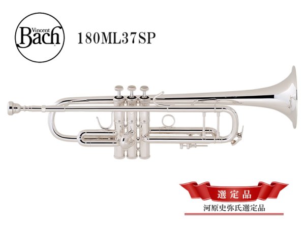 画像1: V.Bach　Stradivarius　B♭トランペット　180ML37SP　【河原史弥氏選定品】 (1)