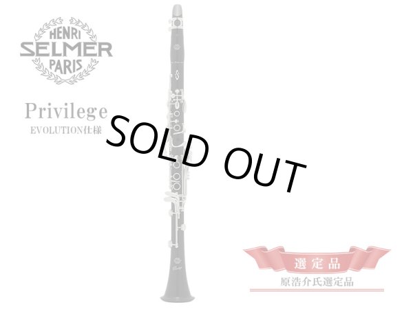 画像1: H.SELMER　B♭クラリネット　Privilege　EVOLUTION仕様　【原浩介氏選定品】 (1)
