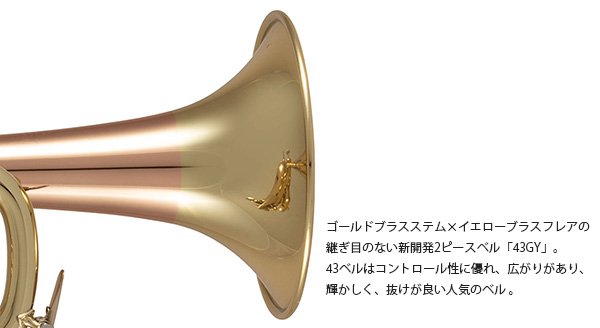 画像2: V.Bach Apollo 170ML43GL B♭トランペット (2)