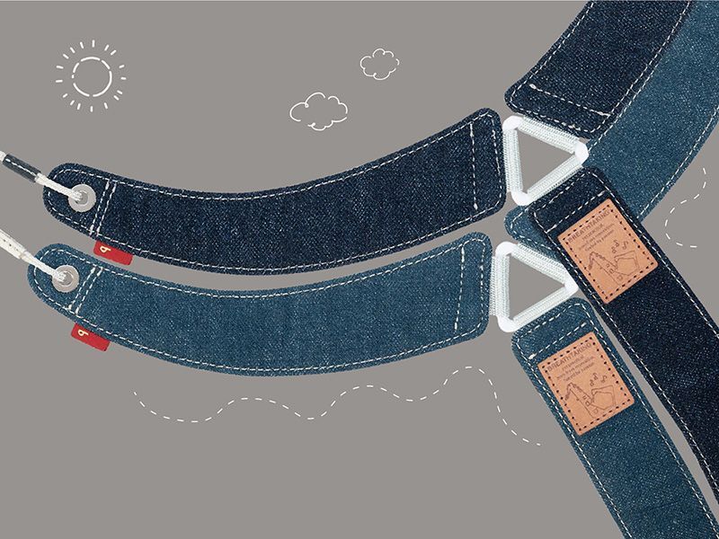 ブレステイキング　2023年限定　ストラップ Sサイズ ライトデニム 2023年限定モデル サクソフォンストラップ ライザ プレミアム 2