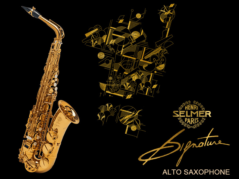 H.SELMER Signature アルトサックス 【ダークシグネチャーラッカー